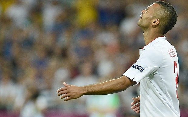 Ashley Cole became a victim of England's penalty shootout curse in 2012